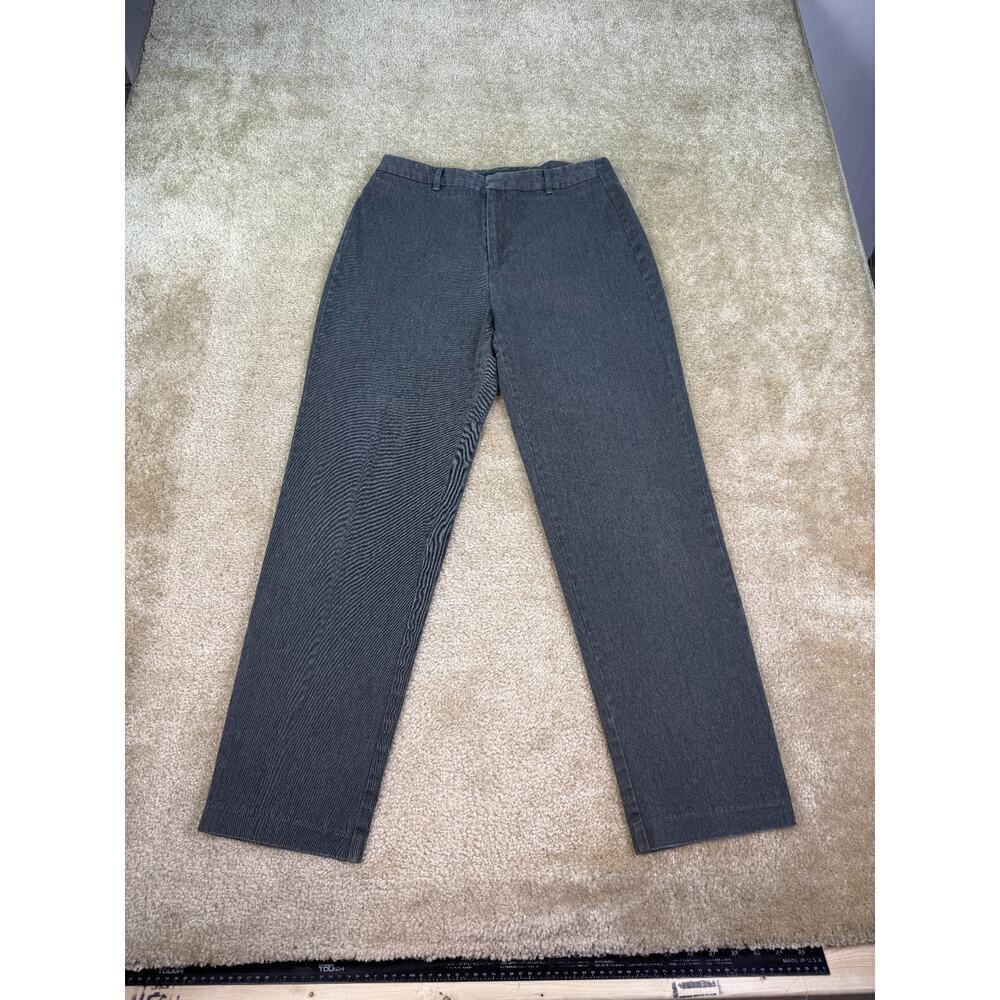 Dockers Recode Stretch Womens Pants Size 12 M Gray High Rise Vintage B591